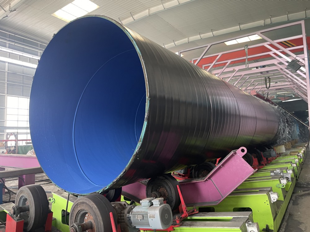 地埋大口径外3PE内涂塑防腐钢管 地埋大口径外3PE内涂塑防腐钢管