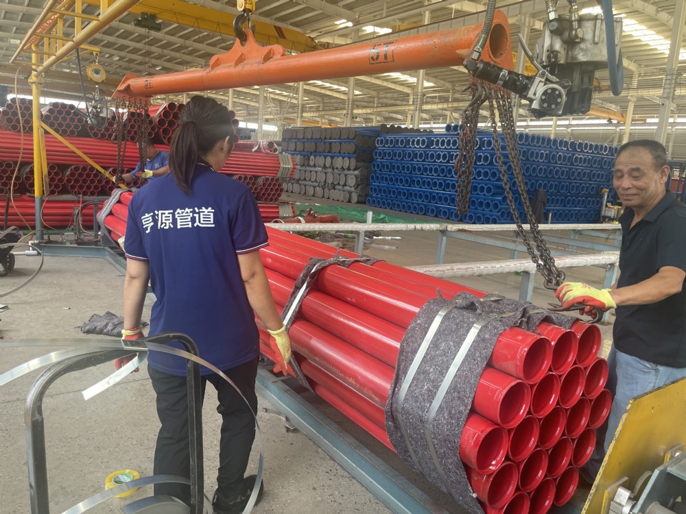 108*6消防涂塑钢管 108*6消防涂塑钢管