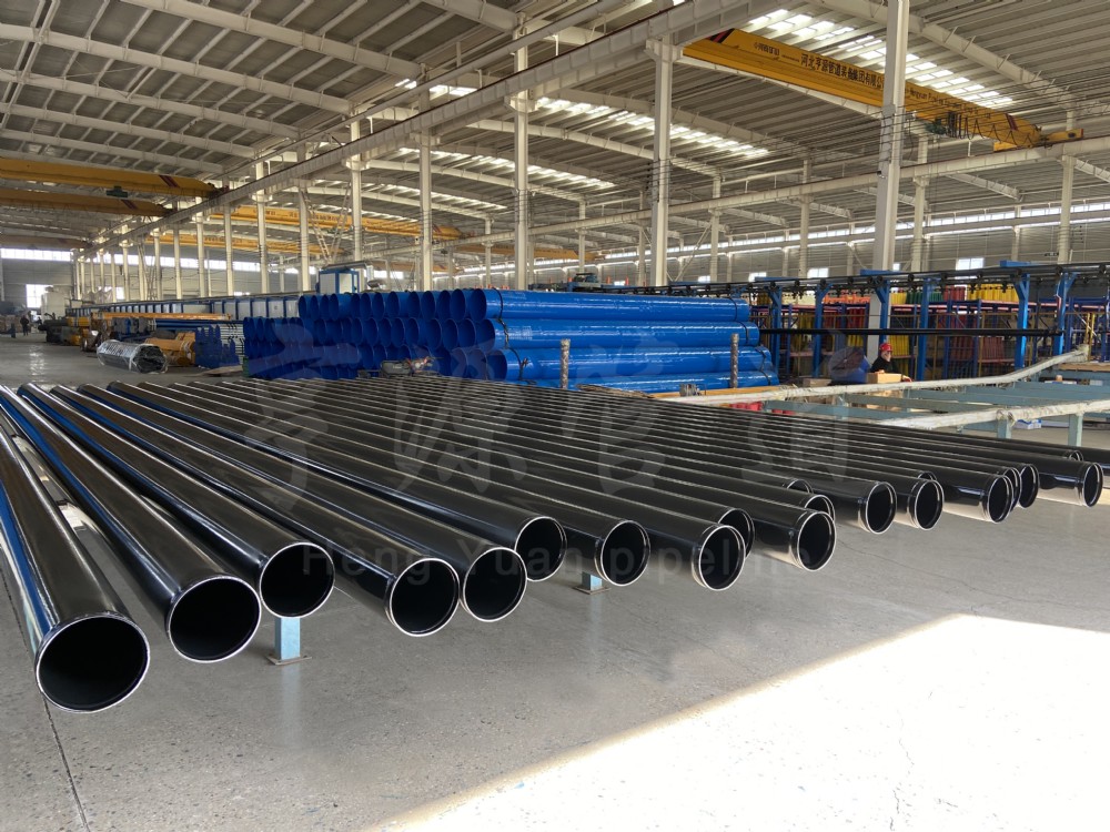 矿用DN200沟槽式涂塑复合钢管 矿用DN200沟槽式涂塑复合钢管